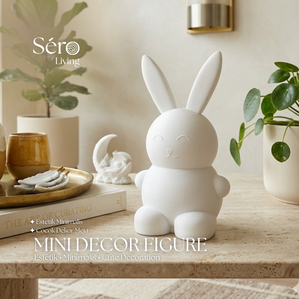 SÉRO – Bunny Mini Decor Lamp – Estetik Minimalis Luxury Home Living